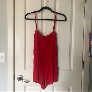 Red romper